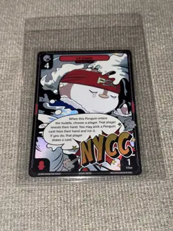 Vibes Tcg PSA NYCC Exclusive 2025 Promo Lil Comic Penguin Card - Image 1