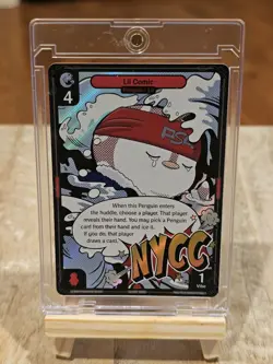 Vibes Tcg PSA NYCC Exclusive 2025 Promo Lil Comic Penguin Card - Image 1