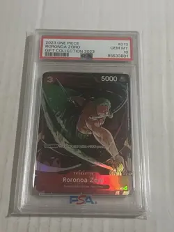 2023 One Piece Gift Collection Roronoa Zoro 013 Alt Art PSA 10 English - Image 1