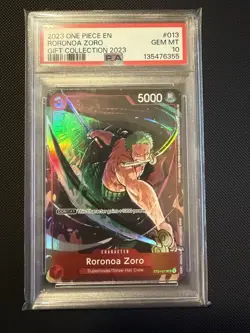 Roronoa Zoro ST01 013 Gift Collection 2023 One Piece Card Game English - PSA 10 - Image 1
