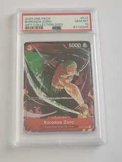 PSA 10 Roronoa Zoro ST01 013 Gift Collection 2023 One Piece - Image 1