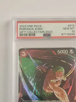 PSA 10 Roronoa Zoro ST01 013 Gift Collection 2023 One Piece - Image 2
