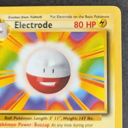 Electrode 21/102 Rare Base Set Pokemon Card 1999 Near Mint Condition - Image 4