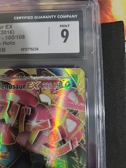 Pokemon TCG: XY Evolutions - M Mega Venusaur EX Full Art 100/108 [CGC 9] - Image 4