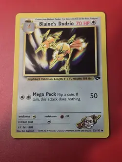 Blaine's Dodrio Gym Challenge 032/132 MP-LP Pokemon Card - Image 1