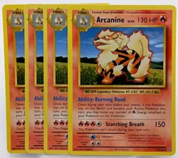4x Arcanine - XY Evolutions Set - 18/108 - Vintage Pokemon Card - (NM) Near Mint - Image 1