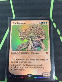 MTG Magic The Gathering The Tarrasque Foil AFR Mythic Showcase DnD Dinosaur - Image 2
