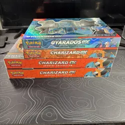Lot of (4) Pokemon TCG Charizard And Gyarados Premium/Special Collection Boxes - Image 5