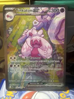 Pokemon TCG Tinkaton EX Scarlet & Violet Paldea Evolved Holo Card 262/193 - Image 1