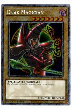 Yu-Gi-Oh! Dark Magician (Arkana) Platinum Secret Rare RA04-EN106 - Image 1