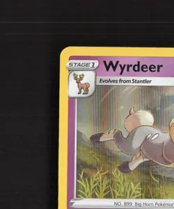 Wyrdeer SWSH206 Sword & Shield Black Star Promo Holo Stamped Pokemon Card NM - Image 3
