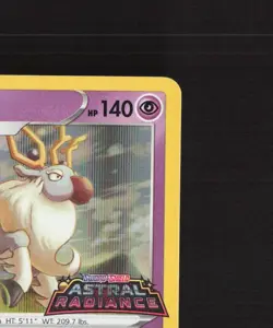 Wyrdeer SWSH206 Sword & Shield Black Star Promo Holo Stamped Pokemon Card NM - Image 4