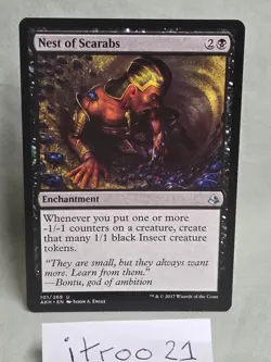 MTG Nest of Scarabs Amonkhet 101/269 Regular Uncommon - Image 1