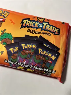 TCG Halloween Pokemon Cards 2024 Trick or Trade BOOster Bundle 35 Mini Packs NEW - Image 4