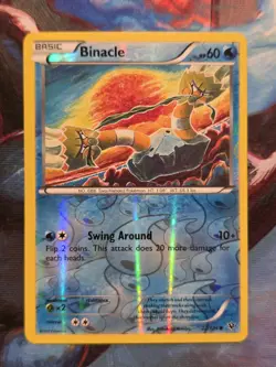 Binacle 22/124 XY Fates Collide Reverse Holo Common Pokemon Card - Image 1