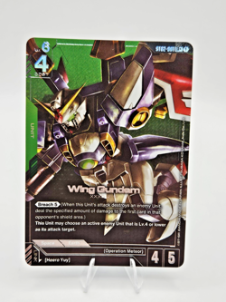 Gundam TCG - Wing Gundam ST02-001 LR+ Card - Image 1