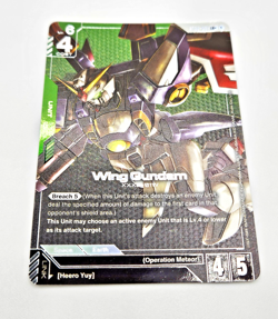 Gundam TCG - Wing Gundam ST02-001 LR+ Card - Image 5