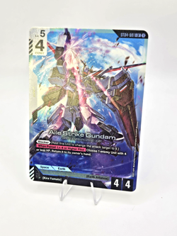 Gundam Card Game - Aile Strike Gundam ST04-001 LR Raw - Image 4