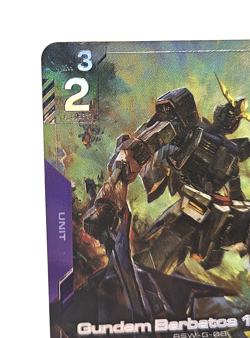 Gundam Card Game Gundam Barbatos 1st Form GD02-054 LR+ English - Dual Impact - Image 4