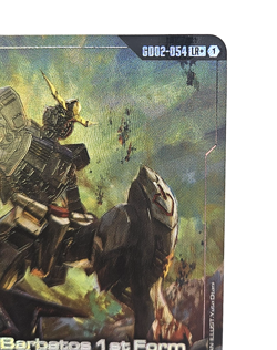 Gundam Card Game Gundam Barbatos 1st Form GD02-054 LR+ English - Dual Impact - Image 5