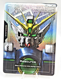 Resource Wing Gundam Zero Foil - R-004 C+ NM - Gundam TCG Card Game Holo Trading - Image 1