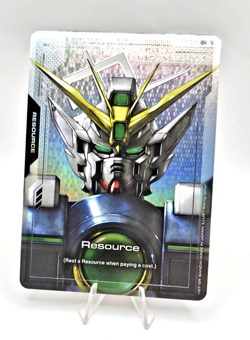 Resource Wing Gundam Zero Foil - R-004 C+ NM - Gundam TCG Card Game Holo Trading - Image 2