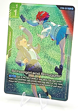 Schoolgirl and Smuggler | ST06-012 | C+ - FOIL - Gundam Card Game Clan Unity - Image 3
