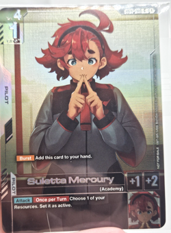 Gundam TCG Suletta Mercury ST01-011 C Promo 2025 Tournament Top 2 Rare Card - Image 5