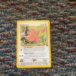 Pokemon TCG Lickitung Card 16/18 Southern Islands - Image 1