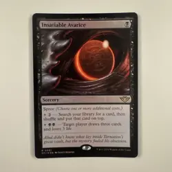 Insatiable Avarice - MTG Foil NM - 0091 - Image 1