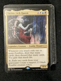 MTG EDH Commander Deck - Varina, Lich Queen - Zombie Theme - Image 1