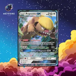 Carte Pokemon Argouste-GX 110/149 Soleil et Lune Francais - Image 1
