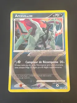 CARTE POKEMON ARCEUS AR1 FR SECRETE RARE PT ARCEUS - BE - Image 1