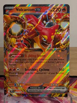 VOLCANION EX 031/159 DOUBLE RARE JOURNEY TOGETHER POKEMON NEAR MINT - Image 1