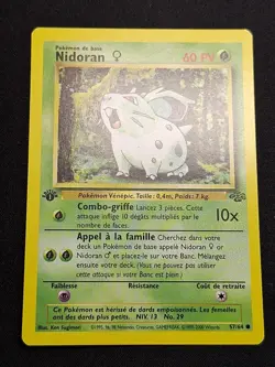 Carte Pokemon Nidoran 57/64 Edition 1 Jungle - Image 1