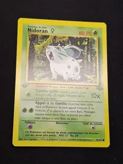 Carte Pokemon Nidoran 57/64 Edition 1 Jungle - Image 5