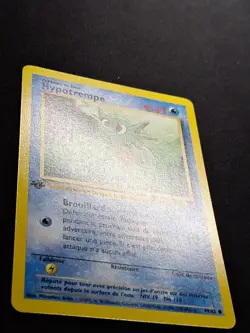 EDITION 1 EXC NM Hypotrempe 49/62 Wizards Fossile Carte Pokemon FR - Image 4