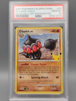 2021 POKEMON CELEBRATIONS CLASSIC COLL #15 CLAYDOL-HOLO PSA 10 - Image 1