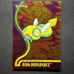 2001 Topps Pokemon Topps Johto League Champions Holo Foil #206 Dunsparce - Image 1