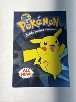 2001 topps Pokemon TV Animation Johto League Champions Holo Foil Checklist - Image 1