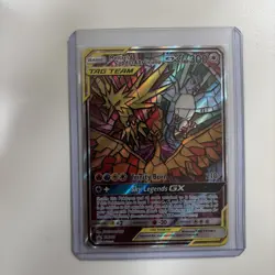 Moltres Zapdos Articuno SM210 GX Tag Team Hidden Fates Promo - Image 2