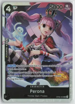 One Piece TCG Perona SR OP06-093 Wings of the Captain English - Image 1