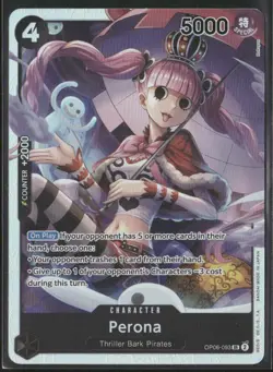 Perona (093) OP06-093 - One Piece TCG Wings of the Captain SR - Image 1