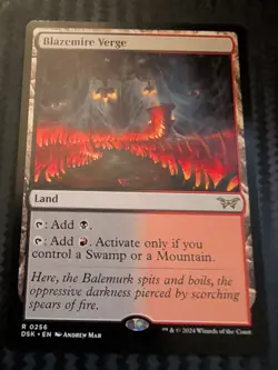 Blazemire Verge Duskmourn: House of Horror Regular MTG Card #256 - Image 1