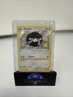 Pokemon TCG Wooloo Shining Fates Holo Rare Card SV103/SV122 - Image 1