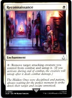 MTG Reconnaissance Assassin’s Creed Enchantment ACR NM - Image 1