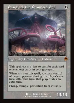 [1x] Emrakul, the Promised End - Retro Frame Near Mint, English Innistrad Remast - Image 1