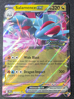 SALAMENCE EX 114/159 Promo STAMPED JOURNEY TOGETHER POKEMON ULTRA RARE Free Ship - Image 1