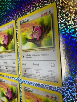 2000 Unlimited Pokemon TCG Base Set 2 Regular Non-Holo 77/130 Jigglypuff (x4) - Image 4