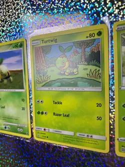 Pokemon TCG Regular Turtwig: Majestic Dawn 77/100 (Damaged); Ultra Prism 7/156 - Image 4